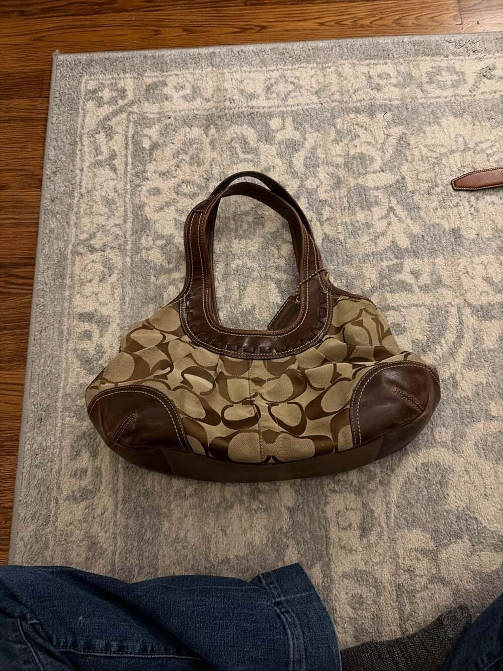 brown Coach purse - Picture 3 of 3